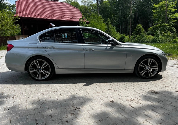 BMW Seria 3 cena 58600 przebieg: 170000, rok produkcji 2017 z Rzeszów małe 79